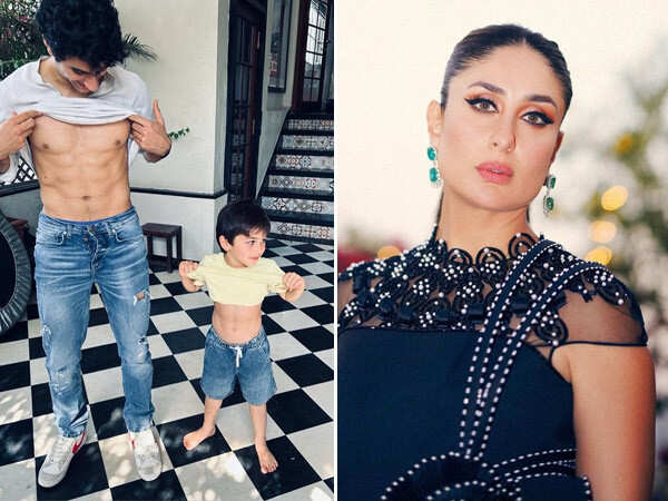 Kareena Kapoor Khan Shares An Adorable Pic Of Ibrahim Ali Khan And Taimur Ali Khan Showing Their