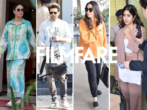 Kareena Kapoor Khan, Janhvi Kapoor, Kartik Aaryan and others get clicked in the city