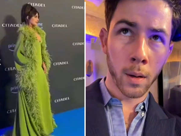 Nick Jonas  turns photographer for Priyanka Chopra Jonas at Citadel's premiere; see here