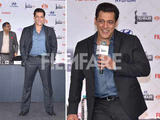 Salman Khan attends The 68th Hyundai Filmfare Awards 2023 with Maharashtra Tourism Press Conference