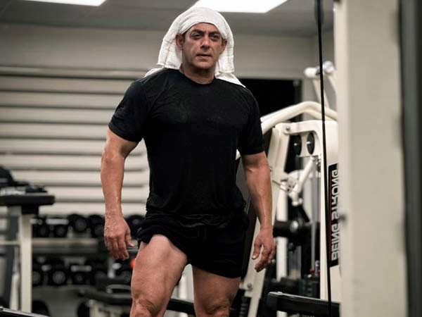 Salman Khan shares post-workout pic flaunting his thigh muscles