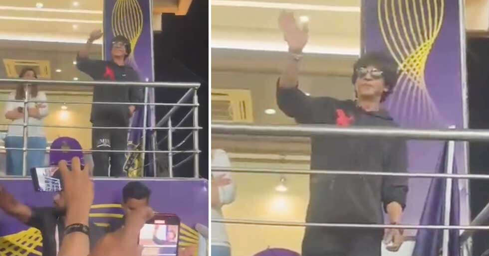 Watch Shah Rukh Khan Dances On Jhoome Jo Pathaan As He Cheers For Kkr 