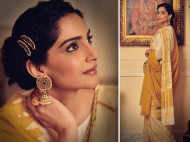 Sonam Kapoor beats the heat in an elegant linen saree, see pics