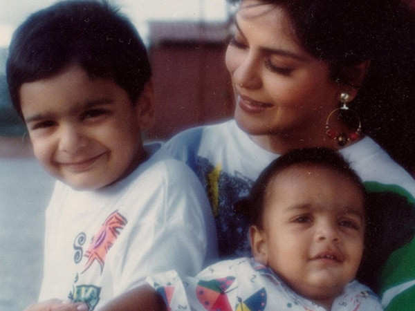 Zeenat Aman shares a throwback pic with her sons, along with a sweet statement with parenting advice