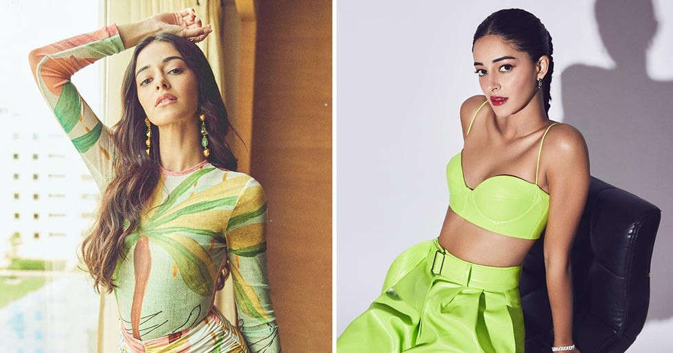 In pics: Ananya Panday looks stunning in shades of green ahead of Dream Girl 2