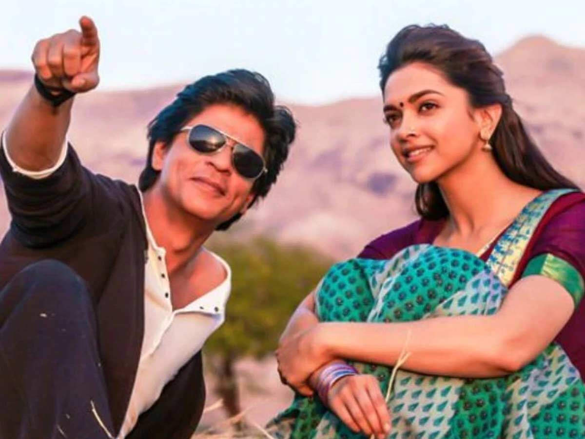 Throwback - SRK & Deepika on the sets of Chennai Express