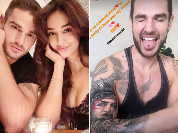 Disha Patani calls Aleksandar Alex Ilic her 'bff' after he gets her face inked on his arms