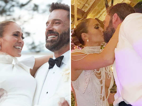 Jennifer Lopez and Ben Affleck share unseen pics from their wedding