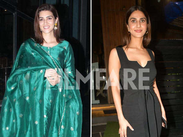 Kriti Sanon and Vaani Kapoor clicked out and about in the city