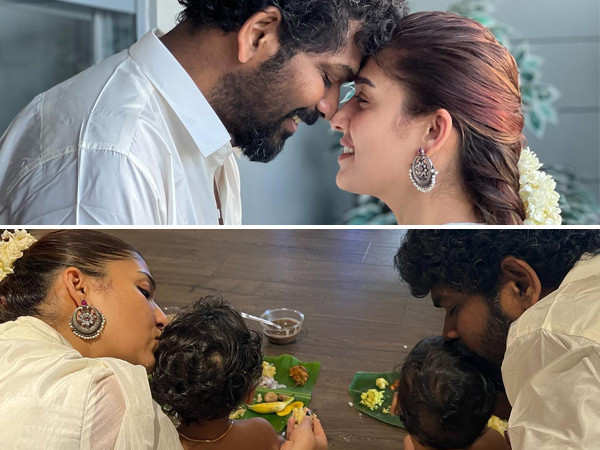Nayanthara and Vignesh Shivan celebrate their first Onam with their children; see pics