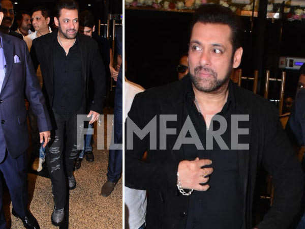 Salman Khan gets clicked in all-black. See pics: