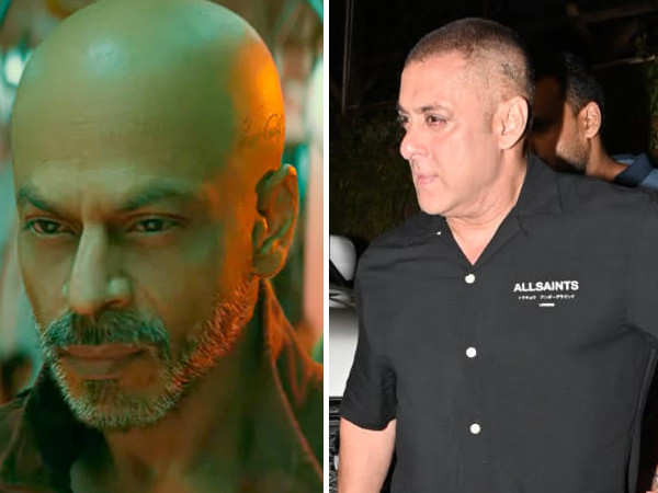 Here’s what Shah Rukh Khan has to say about Salman Khan’s bald look