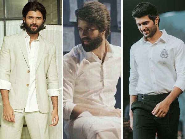 Take cues from Vijay Deverakonda on how to ace white ensembles