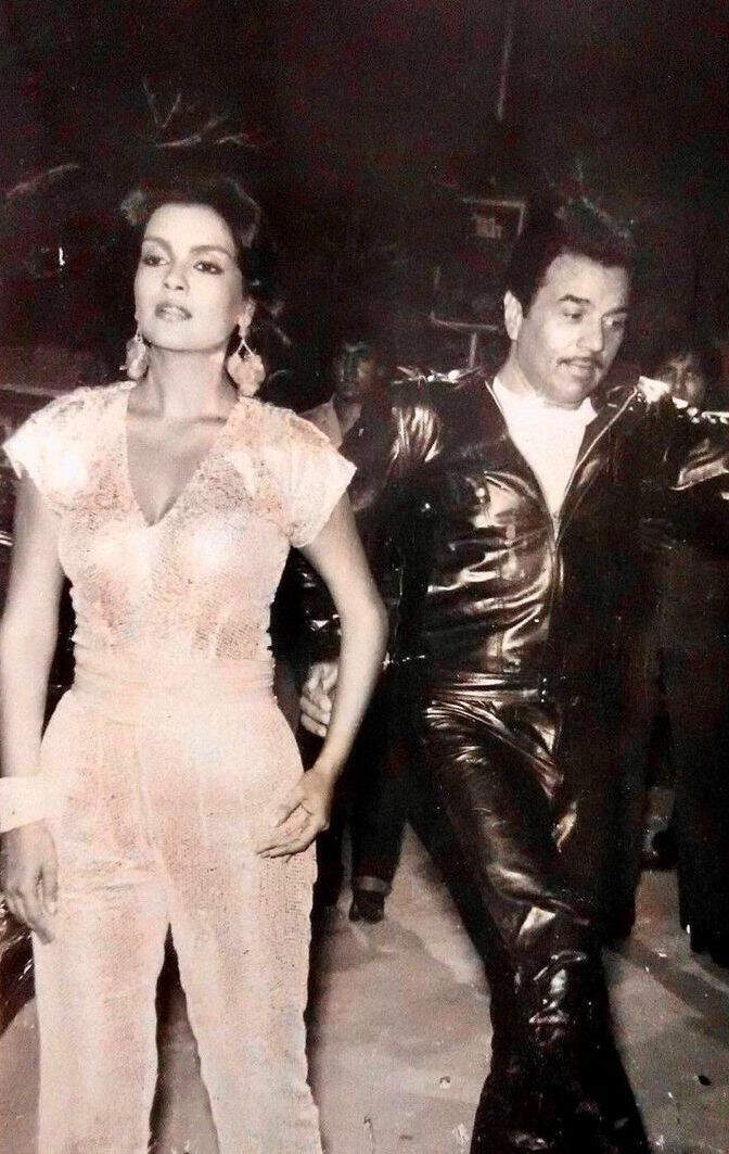 Zeenat Aman Dharmendra 