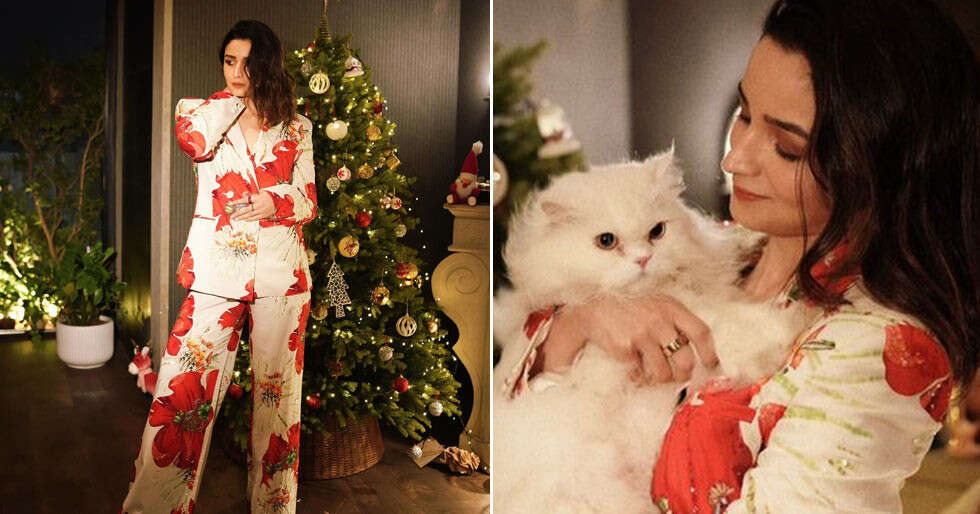 Alia Bhatt celebrates Christmas with her cute cat Edward