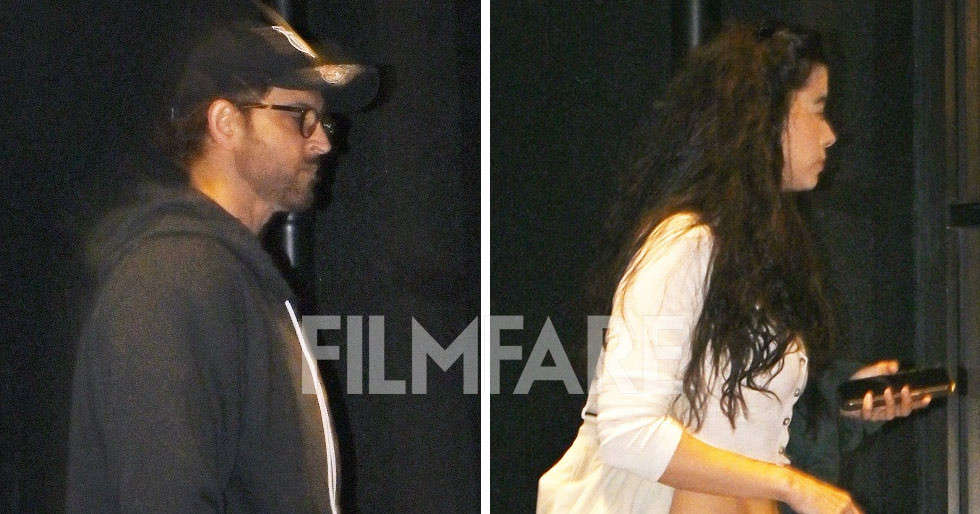 Hrithik Roshan and Saba Azad get clicked out and about in the city. See pics: