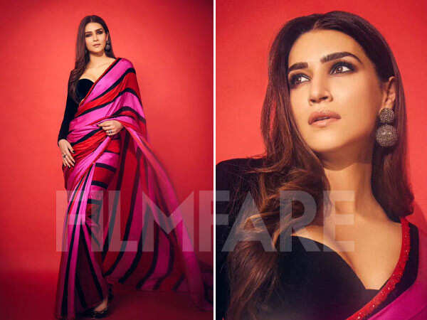 Kriti Sanon's magenta silk saree is a perfect option for your bestie's  wedding – India TV