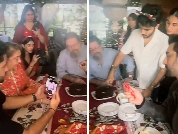 Watch: Ranbir Kapoor says Jai Mata Di as he lights up a cake at Kapoor family's Christmas lunch