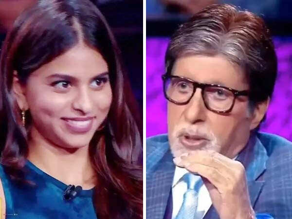 Amitabh Bachchan Stunned As Suhana Khan Wrongly Answers If Dad Shah ...