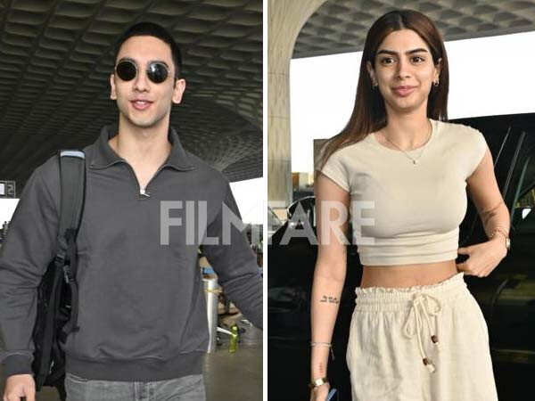 The Archies stars Khushi Kapoor and Vedang Raina get clicked at the airport. See pics: