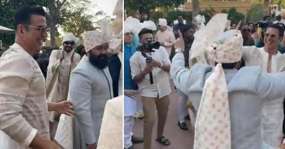 Akshay Kumar gets grooving with Malayalam star Mohanlal in this viral