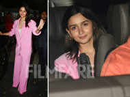 Alia Bhatt poses for photos in a stunning pink look. See pics: