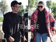 Hrithik Roshan and Deepika Padukone get clicked at the airport. See pics: