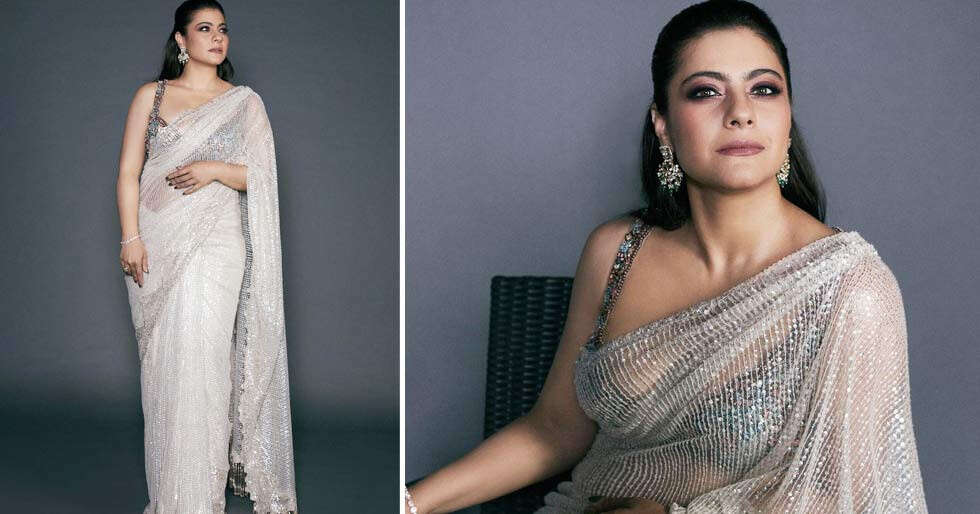 Kajol looks stunning in a gorgeous sequin saree at Sidharth Malhotra and Kiara Advani’s reception Kajol looks stunning in a gorgeous sequin saree at Sidharth Malhotra and Kiara Advani’s reception