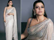Kajol looks stunning in a gorgeous sequin saree at Sidharth Malhotra and Kiara Advani's reception