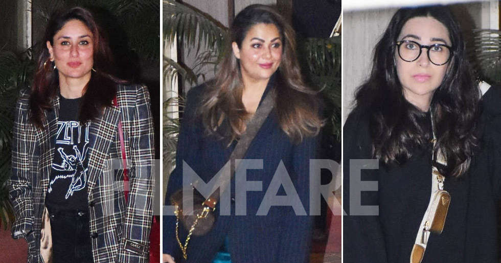 Kareena Kapoor Khan, Karisma Kapoor and Amrita Arora clicked in Bandra