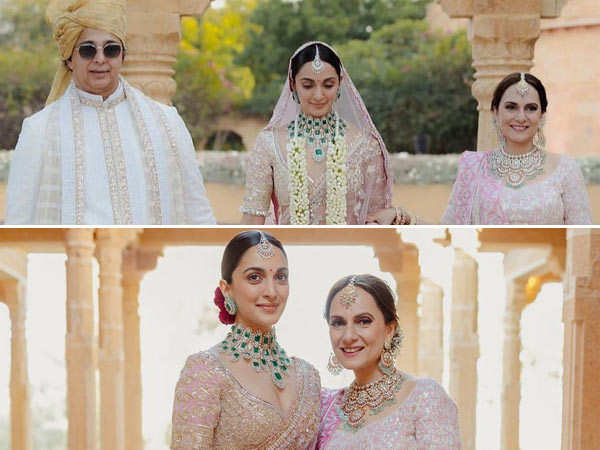 Kiara Advani walks the aisle with her parents, twins with her mom in unseen pics from her wedding