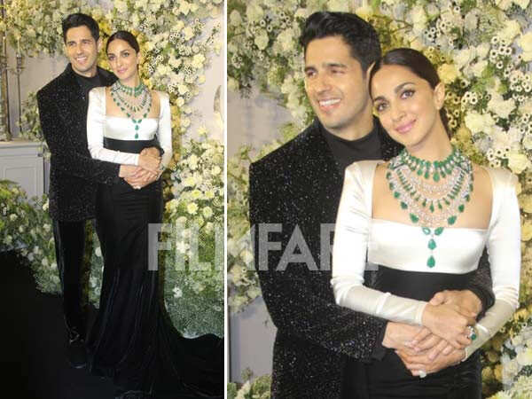 Sidharth Malhotra and Kiara Advani arrive at their Mumbai reception ...