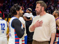 Ranveer Singh shares a conversation with Ben Affleck at the NBA All-Star Celebrity game