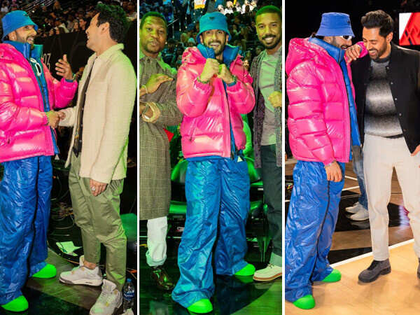 Ranveer Singh At NBA All-Star Celebrity Game