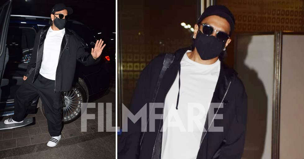 Ranveer Singh will get clicked in an off-the-cuff have a look at the airport. See pics: