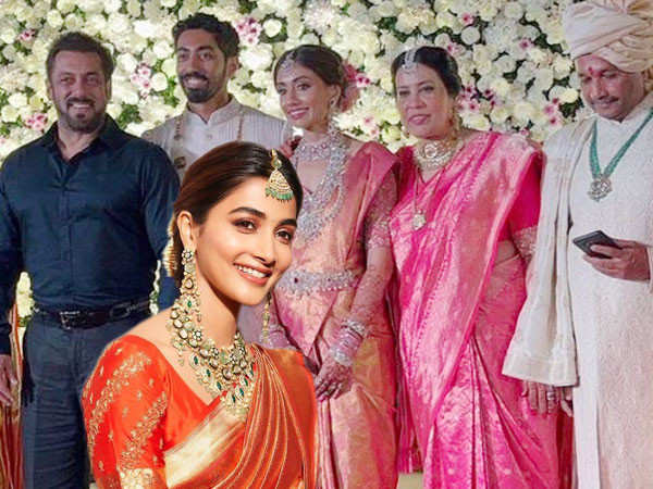 Salman Khan attends Kisi Ka Bhai Kisi Ki Jaan co-star Pooja Hegde's brother's wedding; see pics