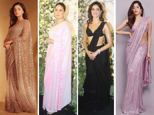 Shimmer sarees are the new staple for Bollywood actresses and here's proof  | Filmfare.com