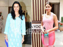 Shraddha Kapoor and Ananya Panday clicked in the city today