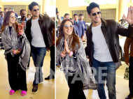 Newlyweds Kiara Advani and Sidharth Malhotra arrive at Jaisalmer airport in FIRST public appearance