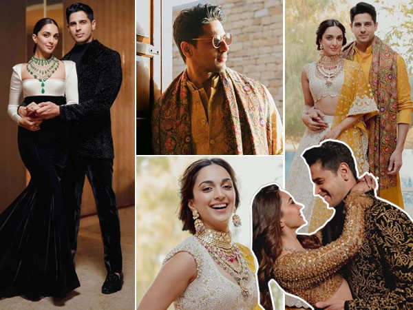 Decoding Kiara Advani and Sidharth Malhotra's customised looks from the Sangeet to the Reception