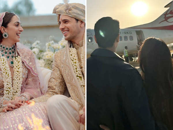 Here's a sunset view that Sidharth Malhotra and Kiara Advani witnessed before leaving for Delhi
