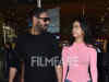Ajay Devgn gets clicked at the airport with his daughter Nysa. See pics: