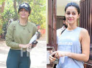 Ananya Panday and Malika Arora clicked out and about in the city today