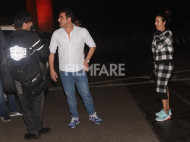 Arbaaz Khan and Malaika Arora get clicked dropping their son Arhaan Khan at the airport