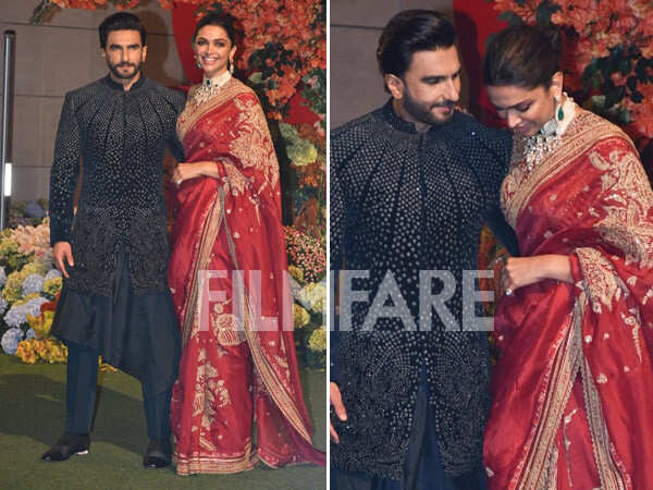 Deepika Padukone and Ranveer Singh arrive in style at Radhika Merchant ...