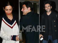 Kartik Aaryan, Malaika and others photographed in the city last evening