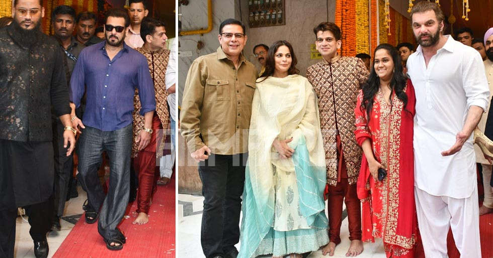 Salman Khan turns up in fashion at Rrahul Kanal and Dolly Chainani’s wedding ceremony. See pics: