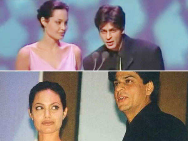 An old video of Shah Rukh Khan and Angelina Jolie has resurfaced and gone viral