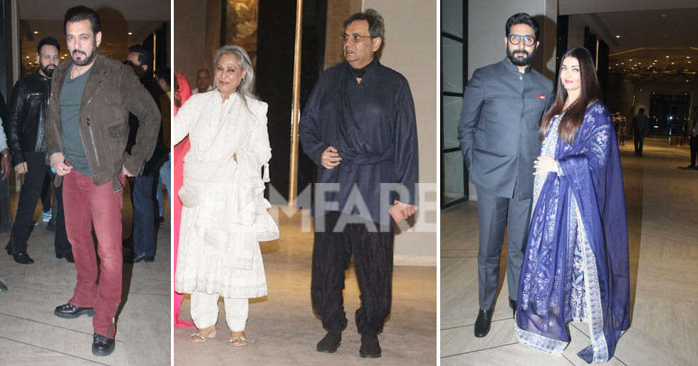 Aishwarya Rai-Abhishek Bachchan, Salman Khan and others get clicked at ...