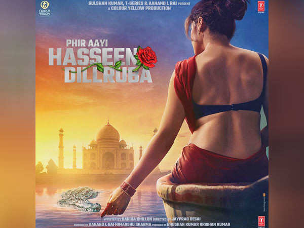 Here's a striking new poster of Phir Aayi Hasseen Dillruba featuring Taapsee Pannu